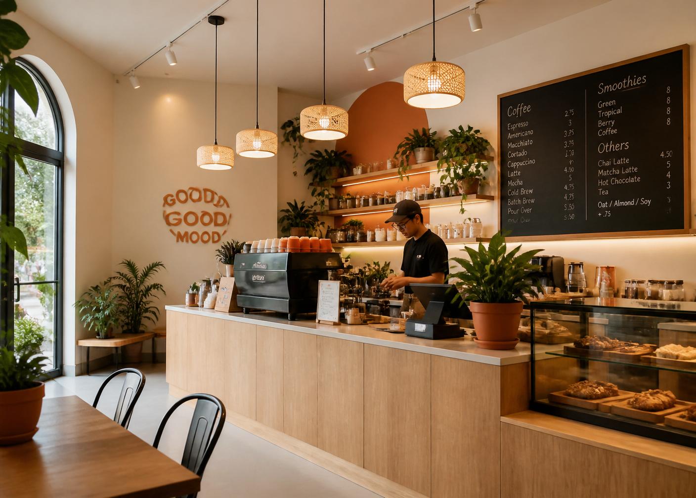 Inside an Elicious Café