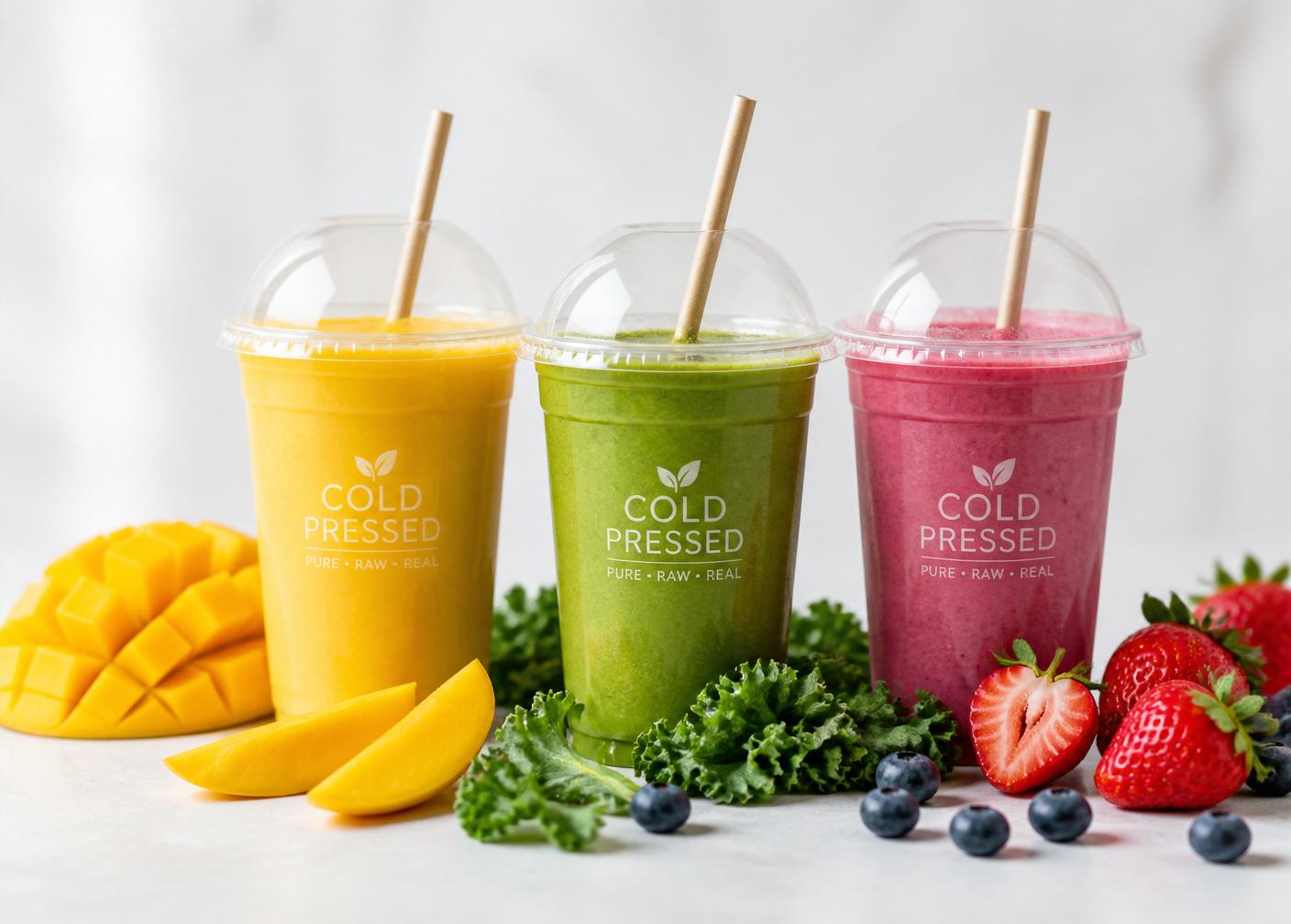 Cold-pressed smoothies